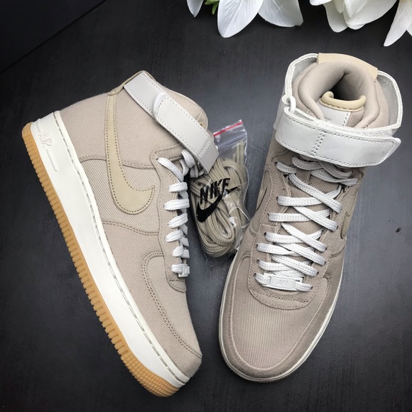 Brand New Nike Air Force 1 Hi Utility Khaki - Picture 7 of 8